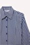 Fitted Checked Poplin Long Sleeve Shirt F9285Ax25Au - 5