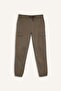 Regular Fit Belted Lace-Up Cargo Pocket Jogger Pants F4681Ax26Au - 7