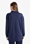 Regular Fit Zippered Collar Long Sleeve Tunic F5771Ax25Au - 6