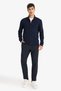 Standard Fit Stand Collar Zippered Knitwear Cardigan F2739Ax25Au - 2
