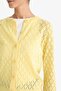 Regular Fit Crew Neck Lace-Like Knit Buttoned Knit Cardigan G0191AX25AU - 5