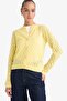 Regular Fit Crew Neck Lace-Like Knit Buttoned Knit Cardigan G0191AX25AU - 3
