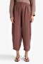 Relax Fit Elastic Waist Straight Leg Ankle Length Trousers G0431Ax25Sm - 5