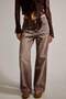 100% Cotton Wide Leg Wide Loose-Fit Jeans G2906Ax25Au - 3