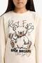 100% Cotton Teddy Bear Printed Elastic Waist Pajama Set for Girls F6216A825Wn - 5