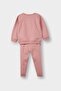 2-Piece Set Soft Fuzzy Printed Sweatshirt Sweatpants Baby Girl E8995A525Au - 4
