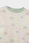 100% Cotton 4-Piece Pajama Set Printed Long Sleeve Top Long Bottom Baby Girl F0633A525Au - 8