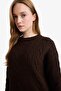 Relax Fit Crew Neck Knitwear Sweater Tunic F4530Ax25Wn - 6
