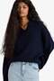 Oversized Polo Collar Knitwear Sweater F9126Ax25Wn