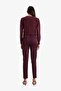 Cigarette Regular Waist Straight Leg Satin Trousers J8743Az25Wn - 5