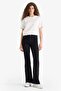 Mıa Flare Fit Regular Waist Spanish Flare Long Jean Trousers E9157Ax25Au - 5