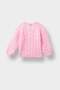 Crew Neck Hair Braided Knitwear Sweater Baby Girl D0354A525Au - 3