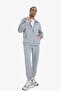Warm Keeping Standard Fit Hooded Scuba Diving Fabric Soft Touch Zippered Cardigan E9336Ax25Au - 2