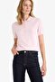 Fitted Polo Neck Short Sleeve Knit Sweater F2885AX25AU