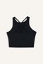 Crew Neck Padded No Show Flexible Fabric Long Sports Bra F4944Ax25Au - 7