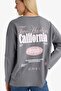 100% Cotton Loose Fit Back Printed T-Shirt F8914Ax25Au