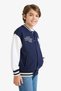 Printed College Collar Bomber Jacket for Boys F4550A825Au - 3