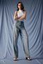 100% Cotton Baggy Fit High Waist Long Jean Pants F8489Ax25Au