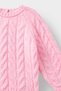 Crew Neck Hair Braided Knitwear Sweater Baby Girl D0354A525Au - 2