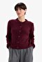 Basic Buttoned Soft Touch Soft Knitwear Cardigan E3654Ax25Wn - 4