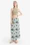 A Form Patterned Regular Waist Combed Cotton Lining Tulle Maxi Skirt D7077Ax25Au - 2