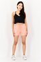 Women Sportswear Fit Outdoor Shorts, Peach - 4