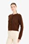 Basic Buttoned Soft Touch Soft Knitwear Cardigan E3654Ax25Wn - 4