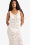 Slim Fit Slim Fit Crew Neck Crochet Knitwear Sleeveless Dress G0278Ax25Hs - 3