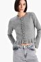 Regular Fit Crew Neck Knitwear Cardigan F3888Ax25Wn - 4
