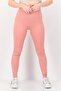 Women Tight Fit Training Leggings, Peach