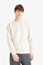 Boxy Fit Crew Neck Soft Fleece Lined Printed Sweatshirt X8282AZ25AU - 4