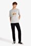 100% Cotton Boxy Fit Crew Neck Printed Short Sleeve T-Shirt F8567Ax25Hs - 2