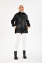 Leather Oversize Hooded Raincoat - 4