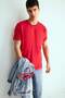 100% Cotton Boxy Fit Crew Neck Basic Plain Short Sleeve T-Shirt D6070Ax25Sp