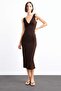 V-Neck Sleeveless Midi Dress G0390Ax25Sm - 2