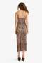 Bodycon Body Wrap Leopard Print Strap Maxi Dress F9511Ax25Hs - 8