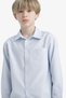 School Polo Collar Oxford Long Sleeve School Shirt Boys F3268A825Au - 3