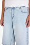 100% Cotton Baggy Fit Jean Bermuda Shorts F7910Ax25Hs - 8