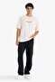 100% Cotton Regular Fit Crew Neck Back Printed Short Sleeve T-Shirt F8906Ax25Hs - 2