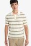 Striped Polo Neck Knitwear Short Sleeve T-Shirt F6331Ax25Sm - 4