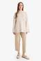 Loose Fit Crew Neck Knitwear Tunic F3242Ax25Wn - 2