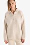 Relax Fit Half-Zip Knit Sweater F3897AX25WN - 3