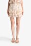 Floral Regular Waist Combed Cotton Lining Chiffon Mini Skirt F7970Ax25Au - 6