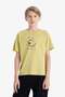 100% Cotton Crew Neck Back Printed Short Sleeve T-Shirt Boy's F3768A825Au - 5