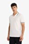 Regular Fit Polo Neck Bubble Short Sleeve T-Shirt F6265Ax25Sm - 4