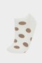 Women's 7-Pack Cotton Booties Socks F5635Axns - 2