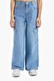 Wideleg Cargo Fit Wide Leg Cargo Jean Pants with Pockets for Girls E5879A825Au - 4