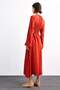 Crew Neck Long Sleeve Midi Dress F8526Ax25Sm - 6