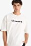 100% Cotton Loose Fit Printed T-Shirt F5731Ax25Au - 4