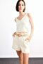 V-Neck Crop Strap Knitwear Tank Top F7499Ax25Sm